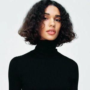 Black Turtleneck Sweater
